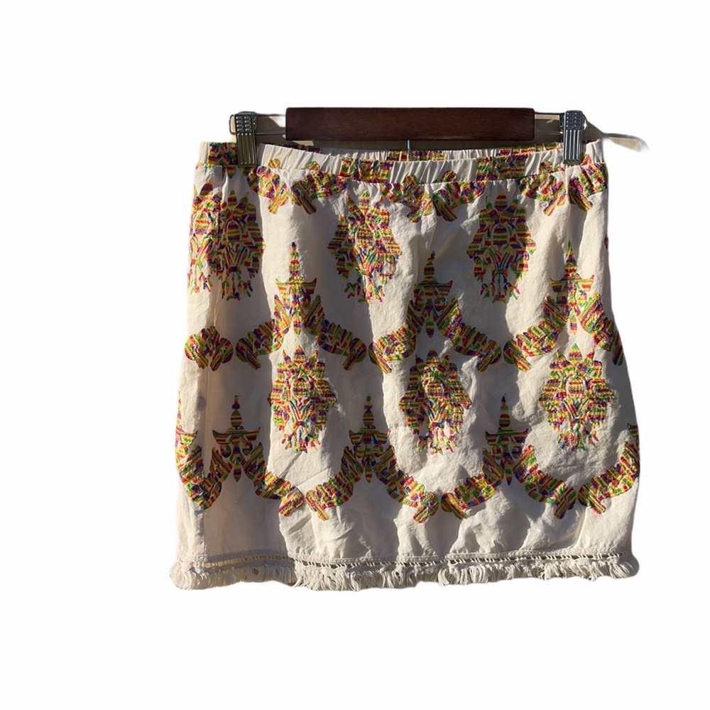 Chelsea & Violet cream with embroidery skirt